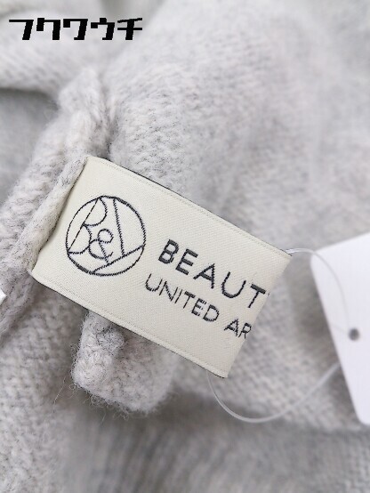 ◇ BEAUTY & YOUTH ビューティアンドユース UNITED ARROWS ウール 長袖 ニット カーディガン グレー レディース_画像4