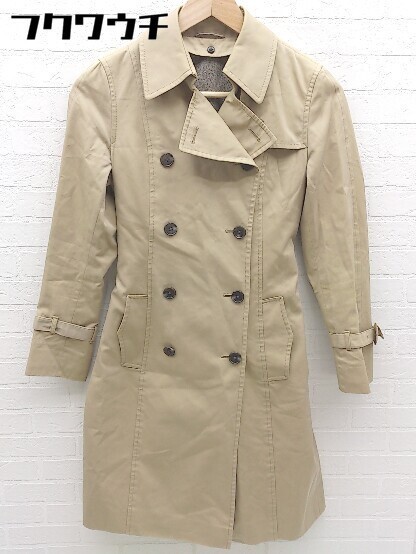 ◇ ◎ green label relaxing UNITED ARROWS ライナー付 長袖 トレンチ コート サイズ36 ベージュ レディース_画像1