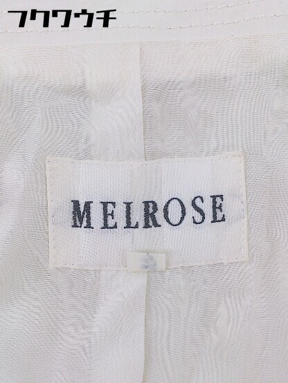 ◇ ◎ MELROSE メルローズ ベルト付 長袖 トレンチ コート サイズ2 クリーム レディース_画像4