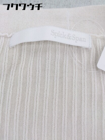 ◇ Spick & Span スピック＆スパン 半袖 カットソー アイボリー系 レディース_画像4