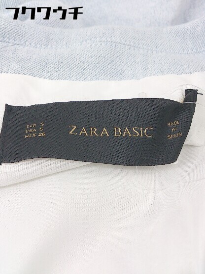 ■ ZARA BASIC ザラ ベーシック 長袖 コート サイズEUR S USA S MEX26 ブルー レディース_画像4