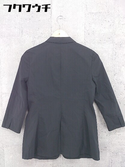 ◇ LAUTREAMONT ロートレアモン 七分袖 薄手 ジャケット サイズ38 ブラック レディース_画像3
