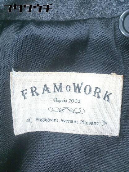 ◇ FRAMeWORK フレームワーク 長袖 ジャケット サイズS グレー レディース_画像4