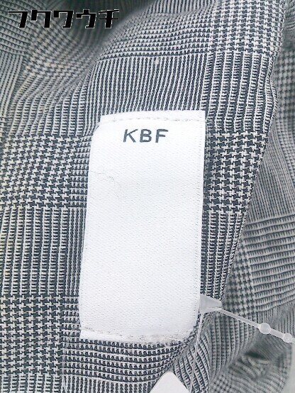 * KBF Urban Research linen. проверка длинный рукав жакет размер ONE серый серия женский 