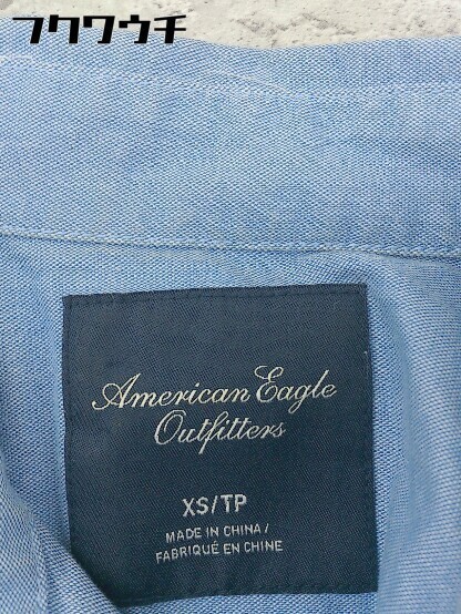 ◇ AMERICAN EAGLE OUTFITTERS 長袖 シャツ ブラウス サイズXS/TP ブルー系 レディース_画像5