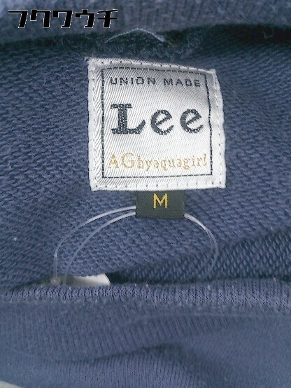 * Lee × Aquagirl collaboration long sleeve sweatshirt sweat size M navy series lady's 