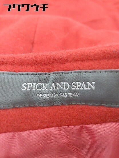 ◇ Spick & Span スピック＆スパン 膝丈 タイト スカート サイズ36 レッド レディース_画像4