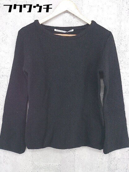 ◇ MON AMI PIERLOT DESIGN CLAUDIE PIERLOT ウール ニット 長袖 セーター ブラック レディース_画像1