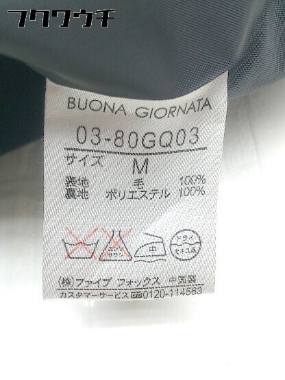 ◇ BUONA GIORNATA ボナジョルナータ シングル1B 長袖 テーラード ジャケット サイズM ブラック レディース_画像5