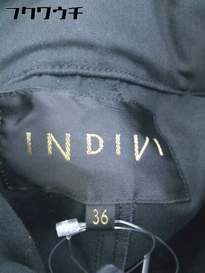 # INDIVI Indivi double Zip long sleeve Zip up jacket size 36 black lady's 