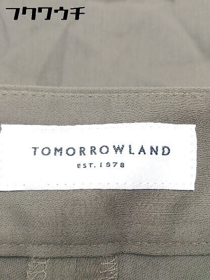 ◇ TOMORROWLAND トゥモローランド スカーチョ ワイド パンツ サイズ32 グレージュ レディース_画像4