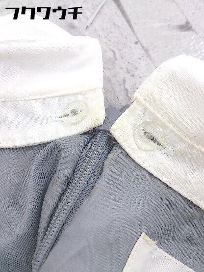 ◇ ◎ JILL STUART ジル スチュアート 衿付き 半袖 ミニ ワンピース サイズM グレー系 レディース_画像7