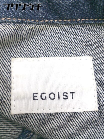 ◇ EGOIST エゴイスト 長袖 Ｇジャン デニム ジャケット サイズ2 インディゴ レディース_画像6