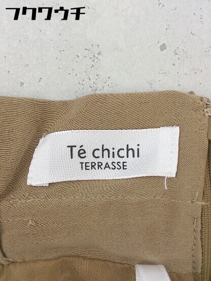◇ ◎ Te chichi TERRASSE テチチ テラス ウエストベルト付 パンツ サイズフリー ブラウン レディース_画像4