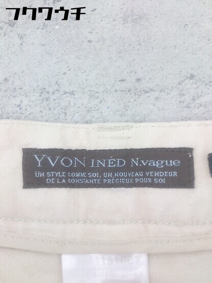 * YVON INED N.vagueivon Ined n-veruva-g pants size 36 beige group lady's 