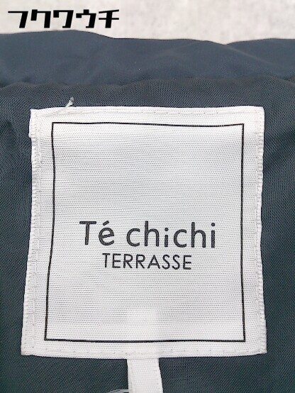 ■ Te chichi TERRASSE テチチ テラス 長袖 中綿 ジャケット サイズF ネイビー レディース_画像4