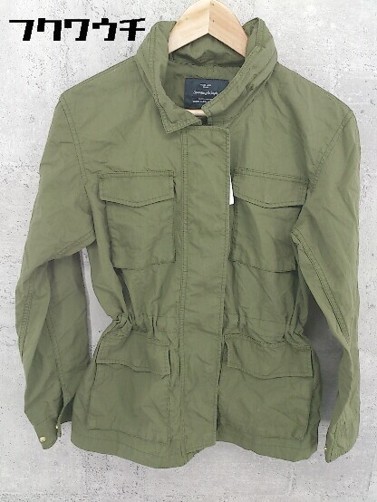 ◇ green label relaxing グリーンレーベルリラクシング UNITED ARROWS 長袖 ジャケット サイズ38 カーキ系 レディース_画像2