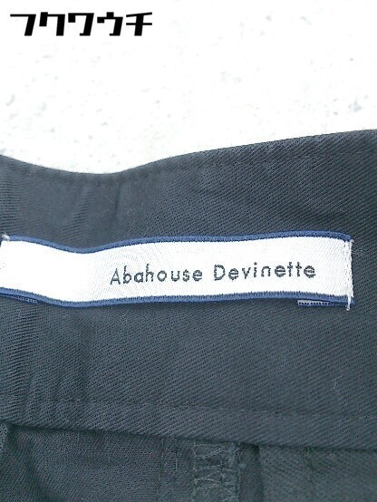 ◇ Abahouse Devinette アバハウス ドゥヴィネット 膝丈 タイト スカート サイズ38 ネイビー系 レディース_画像4