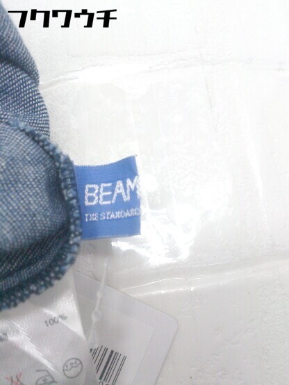 ◇ BEAMS BOY ビームス ボーイ 半袖 膝丈 ワンピース インディゴ レディース_画像4