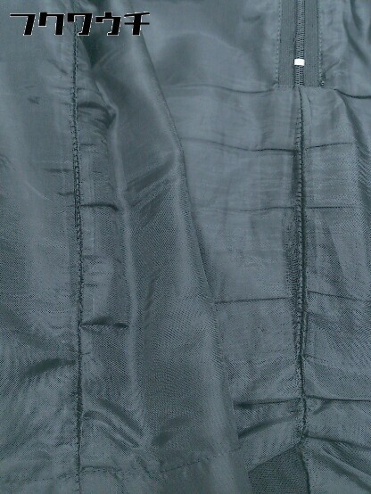 ◇ OZOC オゾック ミニ シングル スカート スーツ セットアップ 上下 サイズ36 ブラック レディース_画像9