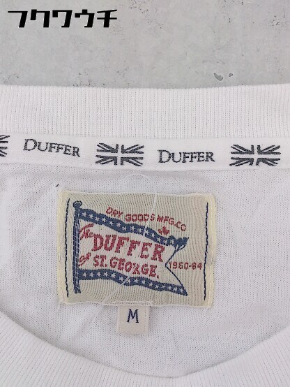 ◇ The DUFFER of ST.GEORGE ザダファーオブセントジョージ 半袖 Tシャツ カットソー サイズM ホワイト レディース_画像4