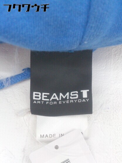 * BEAMS Beams long sleeve Parker blue white lady's 