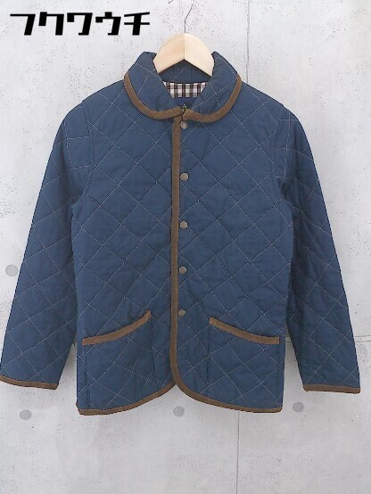 # Le minor Le Minor quilting cotton inside jacket size 38 navy Brown lady's 