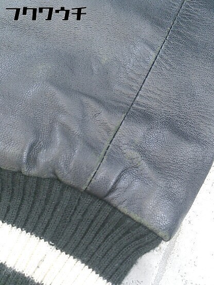 ◇ SLY スライ 羊革 ラムレザー 切り替え フード ジャケット サイズ2 ブラック レディース_画像4
