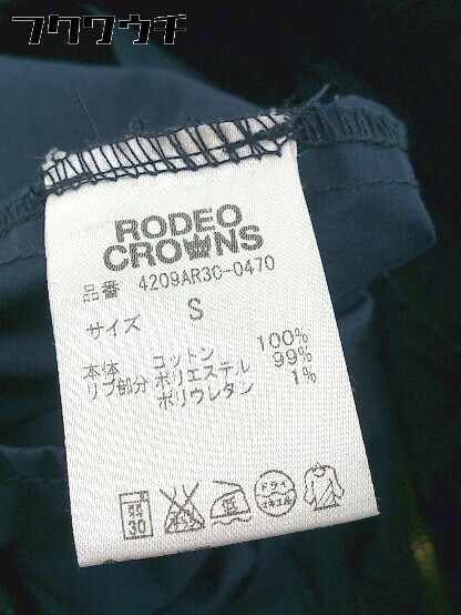 ◇ RODEO CROWNS ロデオクラウンズ ワッペン ジップアップ ジャケット ブルゾン サイズS ネイビー レディース_画像5