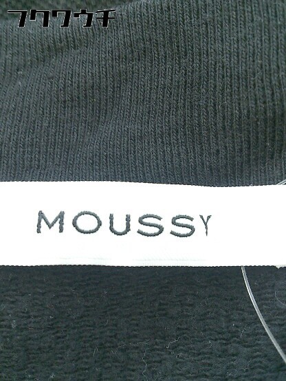 ◇ MOUSSY マウジー 長袖 ミニ ワンピース サイズF ブラック レディース_画像4