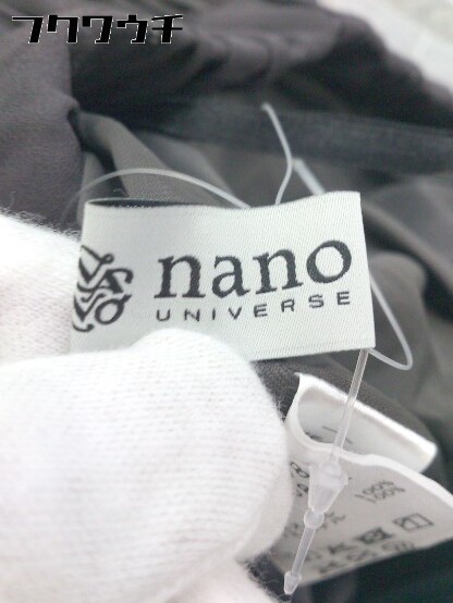 ◇ nano universe ナノユニバース ロング プリーツ スカート サイズF グレー系 レディース_画像4