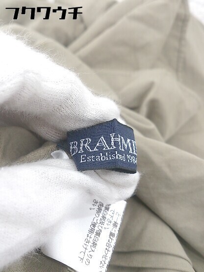 ◇ BRAHMIN ブラーミン 膝下丈 フレア スカート サイズ38 カーキ レディース_画像4