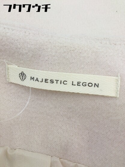 ◇ MAJESTIC LEGON マジェスティックレゴン 長袖 コート サイズFree ピンク レディース_画像4