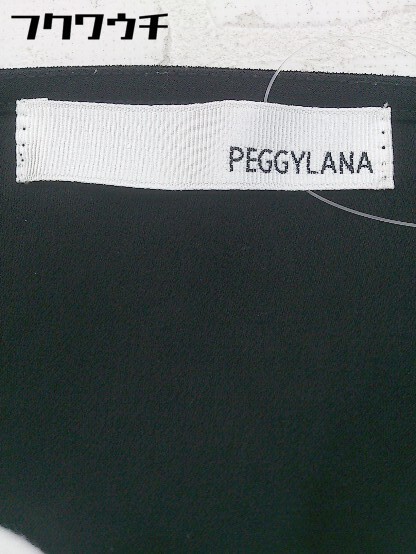 ◇ PEGGY LANA ペギーラナ 半袖 Tシャツ カットソー サイズF ホワイト ブラック レディース_画像4