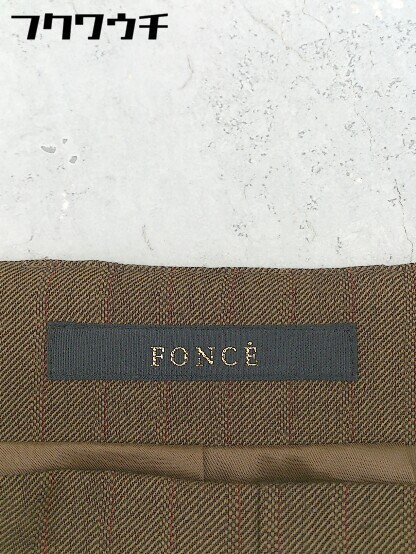 ◇ FONCE フォンセ ABAHOUSE アバハウス ロング タイト ナロー スカート サイズ34 ブラウン系 レディース_画像5