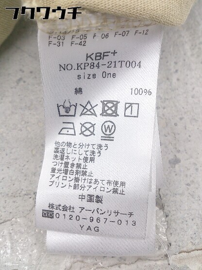 ◇ KBF+ アーバンリサーチ プリント 長袖 Tシャツ カットソー サイズOne ベージュ系 レディース_画像5