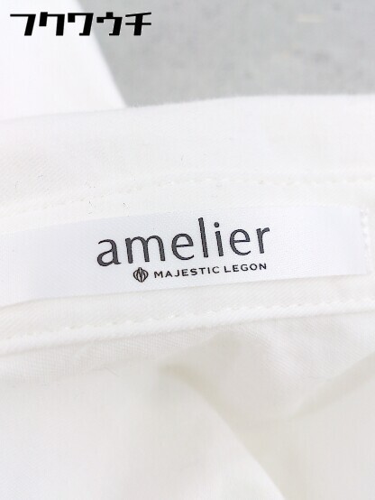 ◇ amelier MAJESTIC LEGON マジェスティックレゴン 半袖 ロング ワンピース サイズF ホワイト レディース_画像4