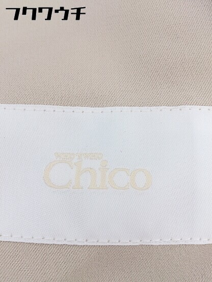 ■ ◎ who's who Chico フーズフーチコ ライナー付 長袖 コート サイズF ベージュ レディース_画像4