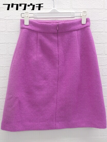 ◇ PROPORTION BODY DRESSING バックジップ ビジューボタン 膝丈 スカート サイズ3 ピンク レディース_画像3