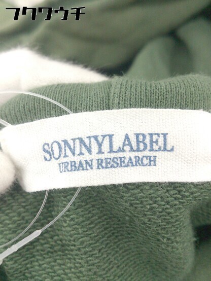 ◇ URBAN RESEARCH Sonny Label 長袖 パーカー サイズFREE カーキ レディース_画像4