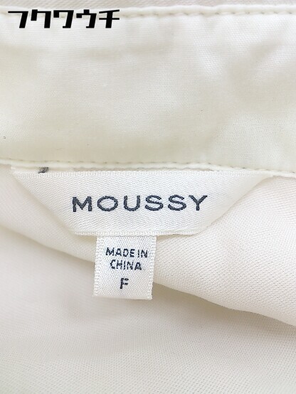 ◇ MOUSSY マウジー フリンジ オーバーサイズ 長袖 シャツ サイズF ベージュ レディース_画像4