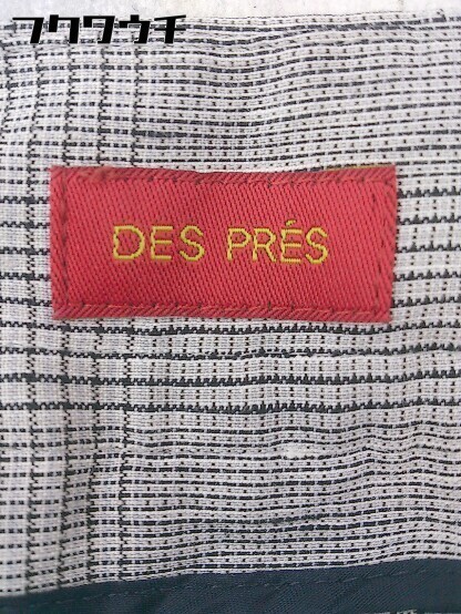 ◇ DES PRES デ・プレ TOMORROWLAND トゥモローランド チェック パンツ サイズ32 グレー系 レディース_画像4