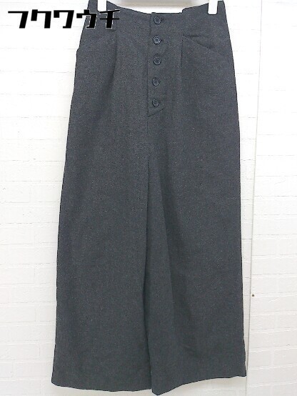 ◇ ◎ ITEMS URBAN RESEARCH アーバンリサーチ 肩紐付 2WAY ワイド パンツ サイズF ブラック グレー レディース_画像2