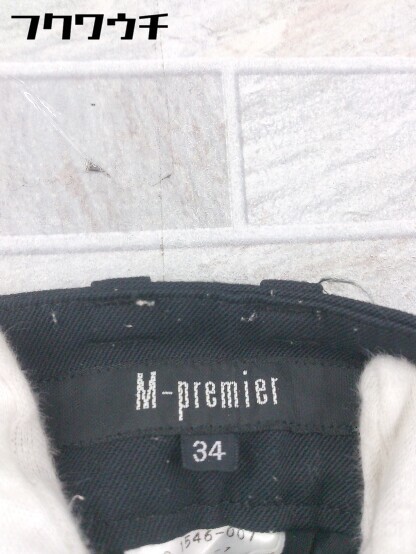 ◇ M premier エムプルミエ パンツ サイズ34 ブラック レディース_画像4