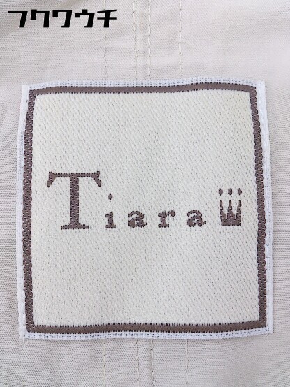 ◇ Tiara ティアラ 長袖 コート サイズ3 グレー系 レディース_画像4