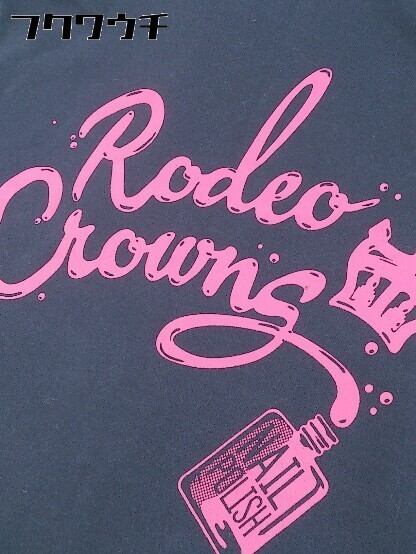 ◇ RODEO CROWNS WIDE BOWL RCWB ロデオクラウンズ 長袖 ジップアップ パーカー サイズS ネイビー レディース_画像9