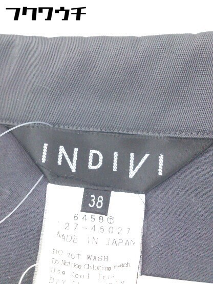 * INDIVI Indivi long sleeve jacket size 38 gray series lady's 