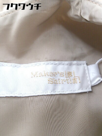 ◇ ◎ MAKER'S SHIRT KAMAKURA 鎌倉シャツ タグ付き 膝下丈 ワンピース サイズ7 ベージュ レディースの画像3