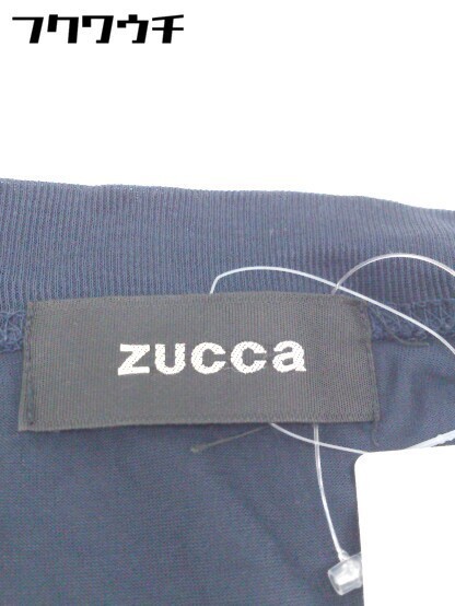 ◇ ZUCCa ズッカ オーバーサイズ 長袖 カットソー サイズM ネイビー レディース_画像4