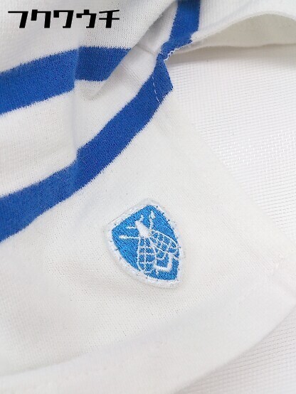 ◇ ORCIVAL オーシバル フランス製 ボーダー 長袖 バスク シャツ カットソー ホワイト ブルー系 レディース_画像5